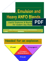 ANFO, Emulsion and Heavy ANFO Blends – Useful Explosive and Blasting Agent for modern day blasting