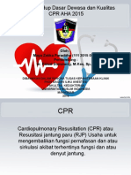 CPR AHA 2015 Dewasa