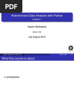 Python Astronomy