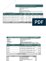 Presupuesto Analitico Final