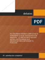 AP Spanish Debates