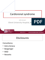 Cardiorenal Syndrome: Ghent University Hospital, Belgium
