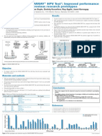 The Roche LINEAR ARRAY® HPV Test : Improved Performance Over Previous Research Prototypes