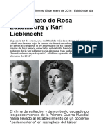 El Asesinato de Rosa Luxemburg y Karl Liebknecht