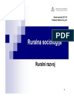 Ruralni Razvoj PDF