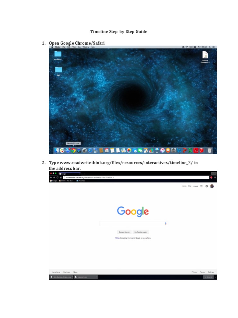 Create a Timeline with ReadWriteThink | PDF