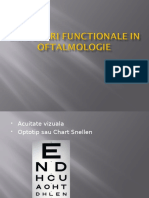 Explorari Functionale in Oftalmologie