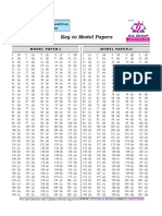 Key To Model Papers: Competitive Series