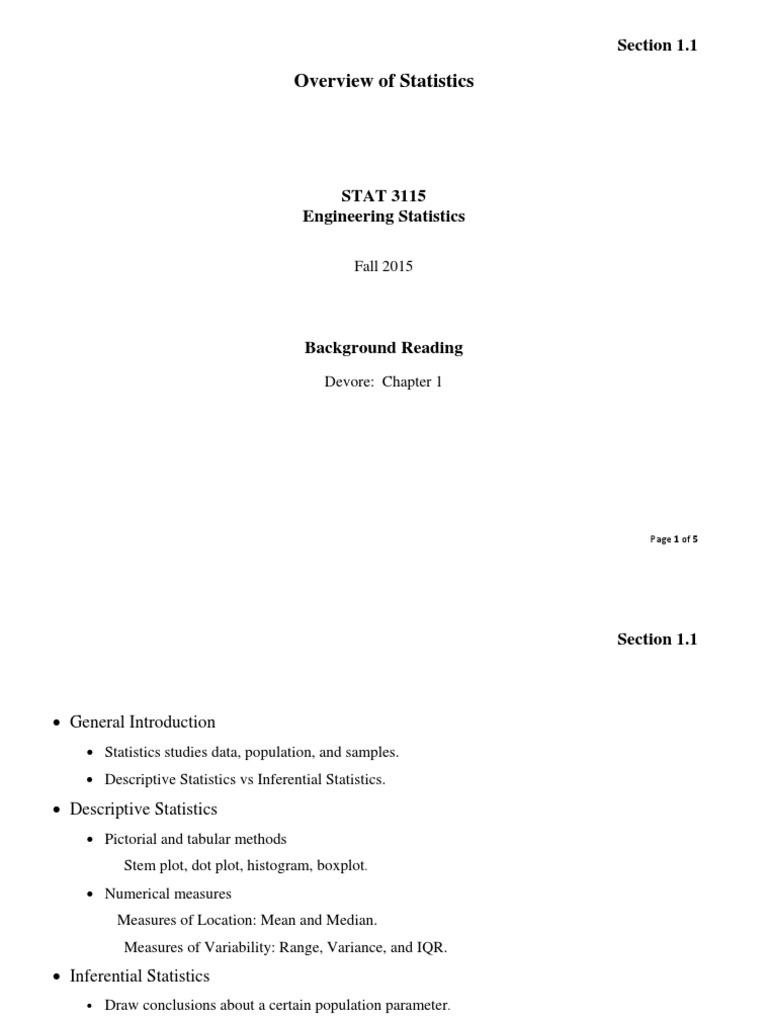 Section 1.1 | PDF | Teaching Methods & Materials