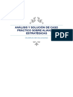 Análisis y Solución de Caso Práctico Sobre Alianzas Estratégicas