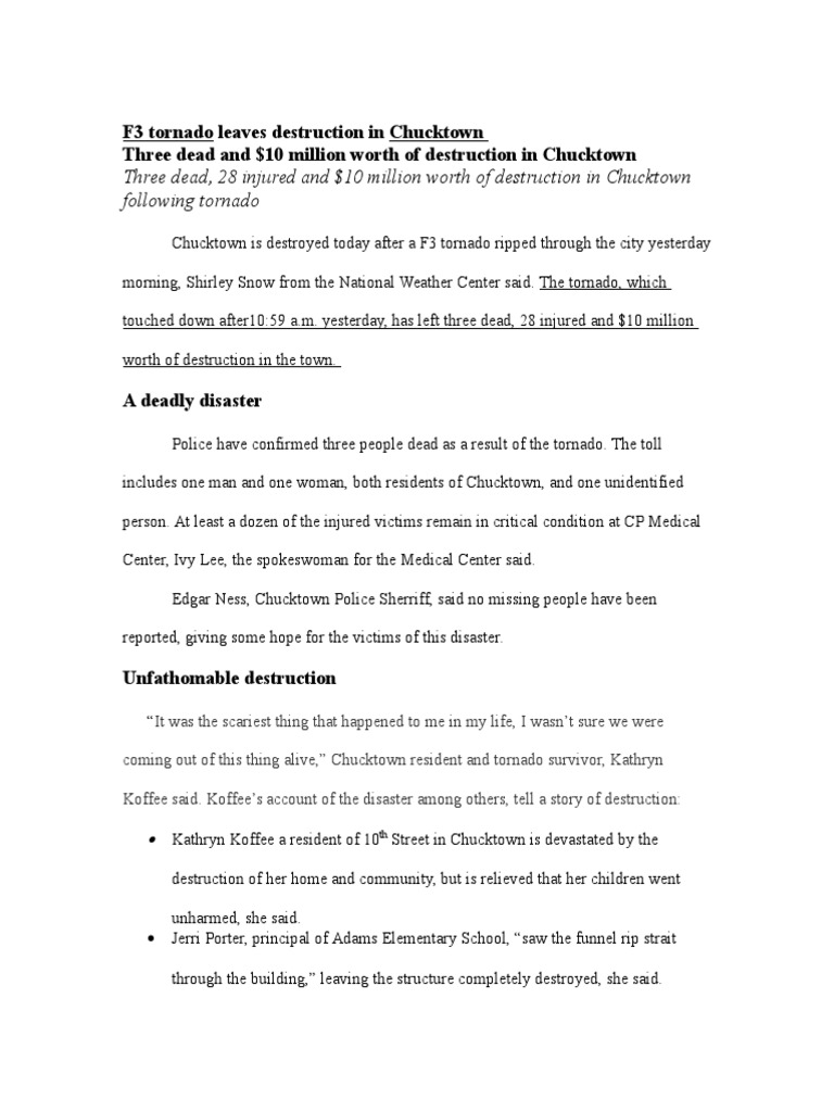 Disaster Coverage | PDF