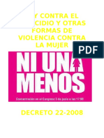 Ley Contra El Femicidio y Otras Formas de Violencia Contra La Mujer