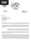 Councilman letter to Lake Shore Towers management