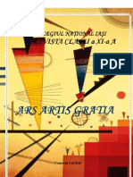 Revista Ars Artis Gratia - Nr. 5-6 Din 2010