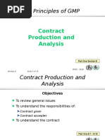 Contract Production and Analysis 