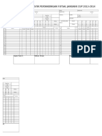 Form Statistik Pertandingan FUTSAL