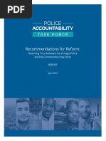 Chicago Police Accountability Task Force Recommendations