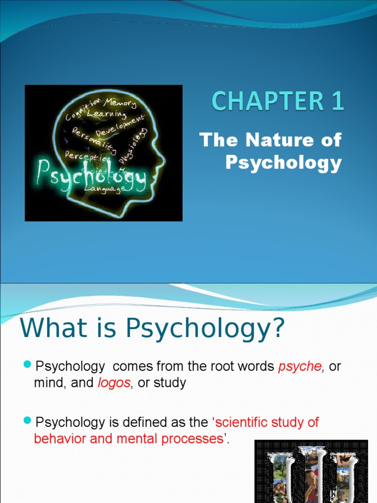 presentation on nature of psychology