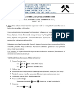 Tek Eksenli Basınç Dayanımı Deneyi PDF