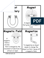 Magnet Vocabulary Magnet: A Magnet Is An Object That Gives Off A Magnetic Field