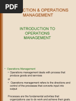 Production and Operation Management Operation