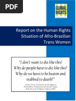 Report on Situation of Afro-Brazilian Trans Women