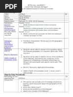 Quiz Lesson Plan & Geography Game