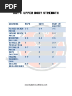 Student Aesthetics Upper Lower Split