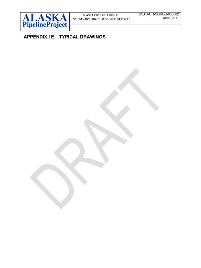 Appendix 1E: Typical Drawings: A P P P D R R 1 USAG-UR-SGREG-000002 A ...