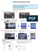 Manual Software Upgrade Guide: 1. Different Methods To Verify The Full Model Name of The TV