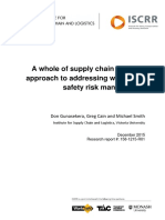 158 A Whole of Supply Chain Systems Approach To Addressing Workplace Safety Risk Management