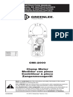Greenlee CMI-2000 PDF