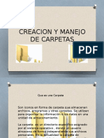 Creacion y Manejo de Carpetas