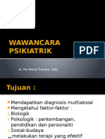 WAWANCARA PSIKIATRIK