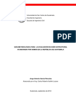 Guia Metodologica Para La Evaluacion de Daño Estructural