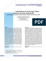 Análise Parasitológica Da Areia Das Praias Urbanas de João Pessoa - PB