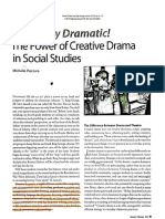 Decidedly Drama The Power of Creative Drama in Social Studies