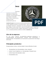 Mercedes Benz Analisis de La Empresa