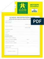 School Registration Form Small