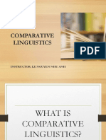 Comparative Linguistics - Orientation