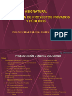 Modulos 1 y 2 Proyectos de Inv. Pub. y Priv.