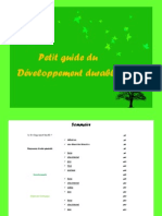 Petit Guide Du Developpement Durable
