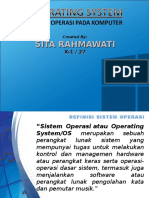 Sita Rahmawati - Operating System Pada Komputer