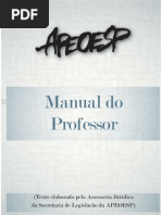 Manual Do Professor APEOESP 2009