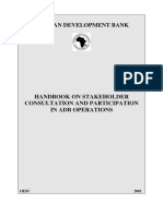 Handbook on Stakeholder Consultaion