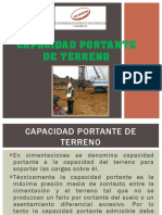 Capacidad Portante de Terreno