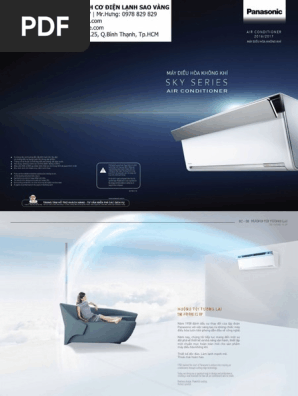 Catalogue May Lạnh Treo Tường Panasonic 2016 2017