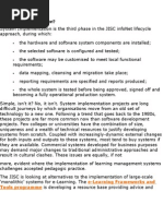 What Is System Implementation?: E-Learning Frameworks and Tools Programme