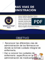 Otras Vias de Administracion