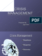 Download CRISIS MANAGEMENT by JIGAR SN3085463 doc pdf